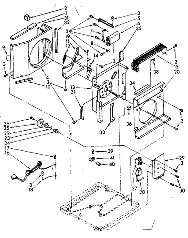 Air flow and control parts