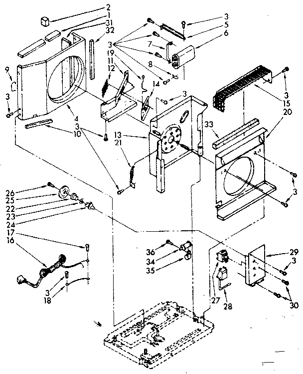 Air flow parts