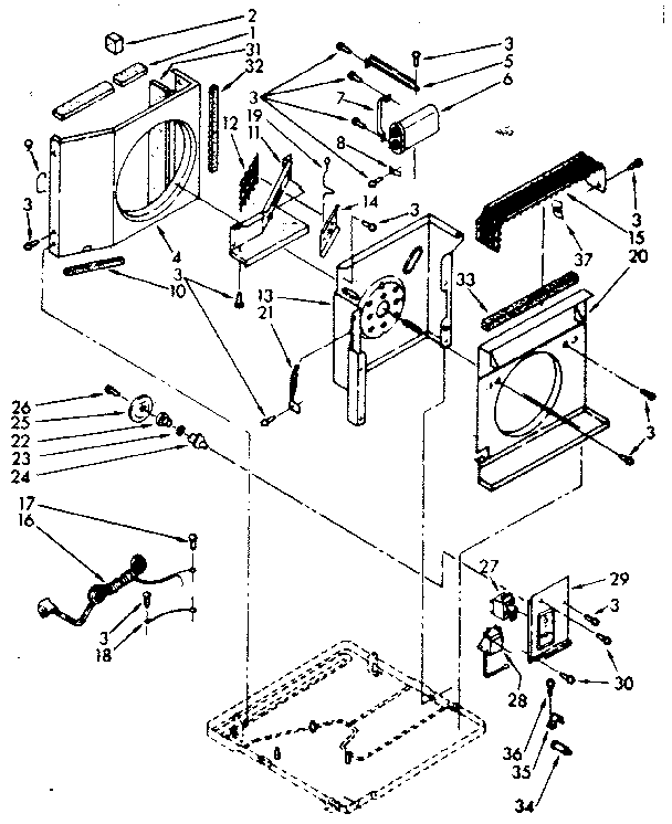 Air flow parts