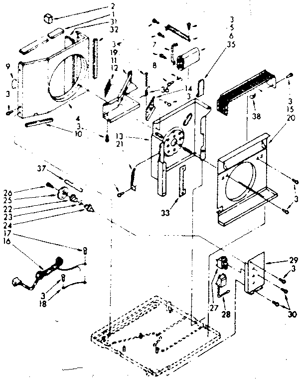 Air flow and control parts