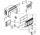Kenmore 1067790650 cabinet parts diagram
