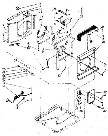 Air flow and control parts