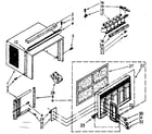 Kenmore 1068710690 cabinet parts diagram