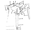 Craftsman 113298032 leg set diagram