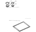 Kenmore 9174348212 optional porcelain and chrome ring kit diagram