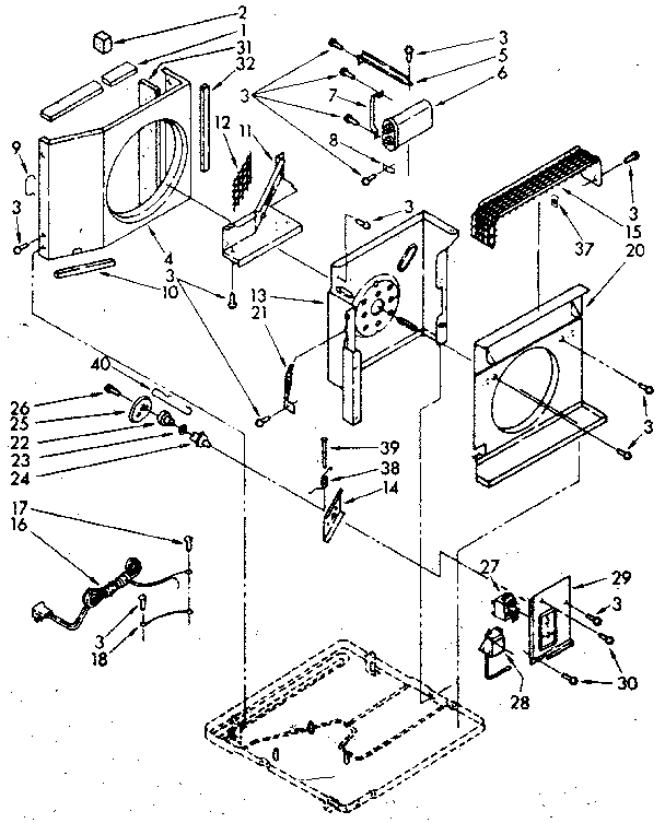 Air flow parts