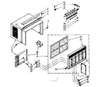 Kenmore 1068700680 cabinet parts diagram