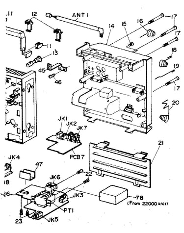 Back lid assembly