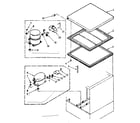 Kenmore 1988160585 door and unit parts diagram
