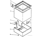 Kenmore 1988160585 cabinet parts diagram