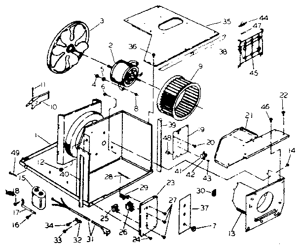 Electrical system and air handling parts
