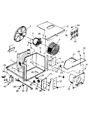 Electrical system and air handling parts