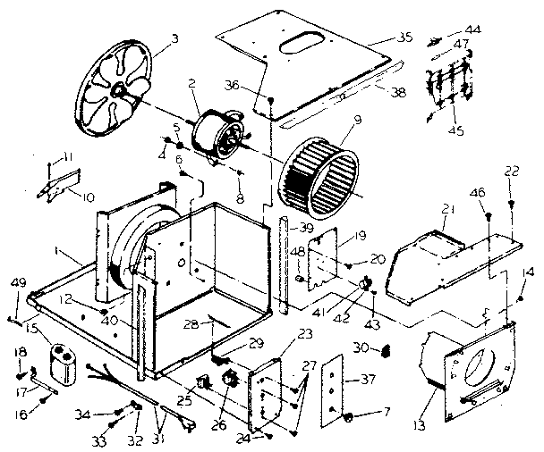 Electrical system and air handling parts