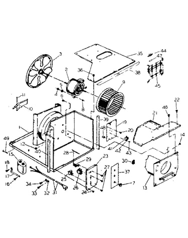 Electrical system and air handling parts
