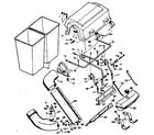 Craftsman 502249371 bin / hood and chute diagram