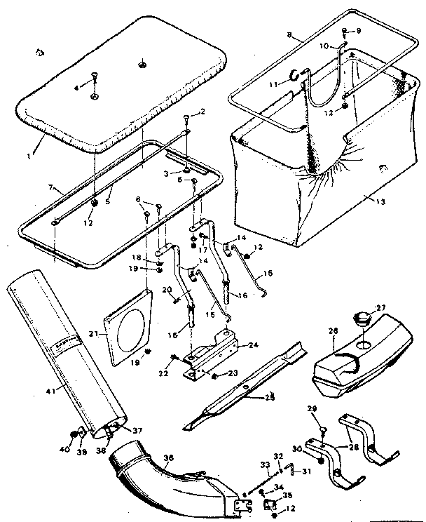 Bin and chute