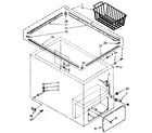 Kenmore 1988162585 cabinet parts diagram