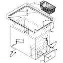 Kenmore 1988162585 cabinet parts diagram