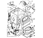 Kenmore 11087583720 cabinet parts diagram
