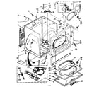 Kenmore 11087581110 cabinet parts diagram