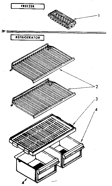 Shelf parts