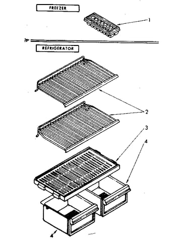 Shelf parts