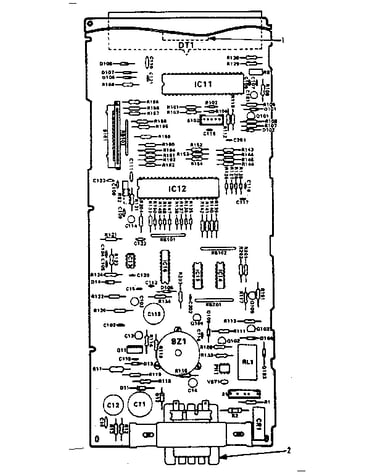Power and control circuit board (part no. 12988)
