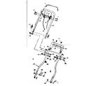 Craftsman 536375600 handle assembly diagram