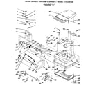 Kenmore 1753495180 nozzle and motor assembly diagram