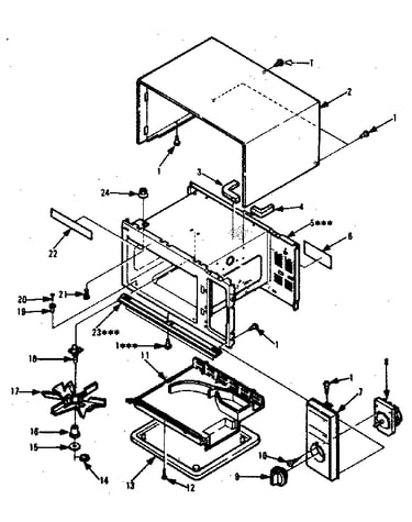 Cabinet and control panel