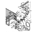 Kenmore 5658708600 switches and microwave parts diagram