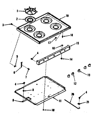 Main top section