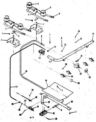 Burner section