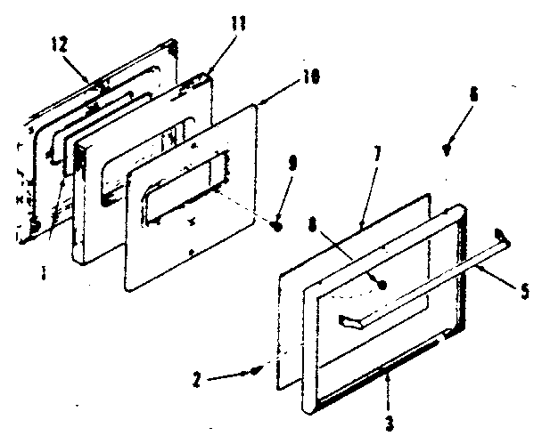 OVEN DOOR SECTION