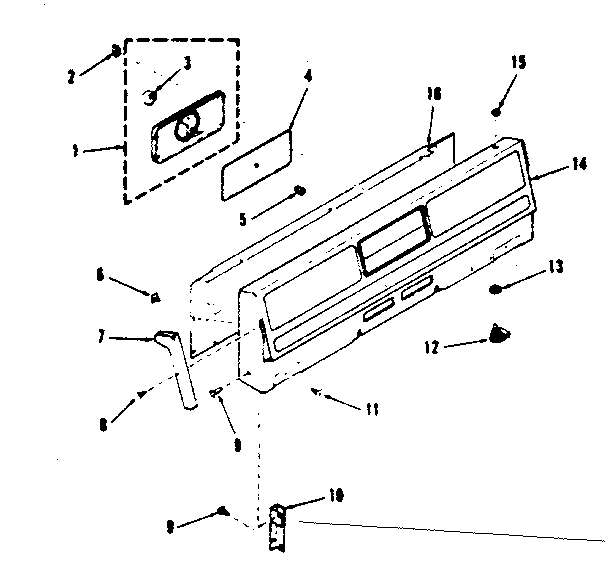 Backguard section