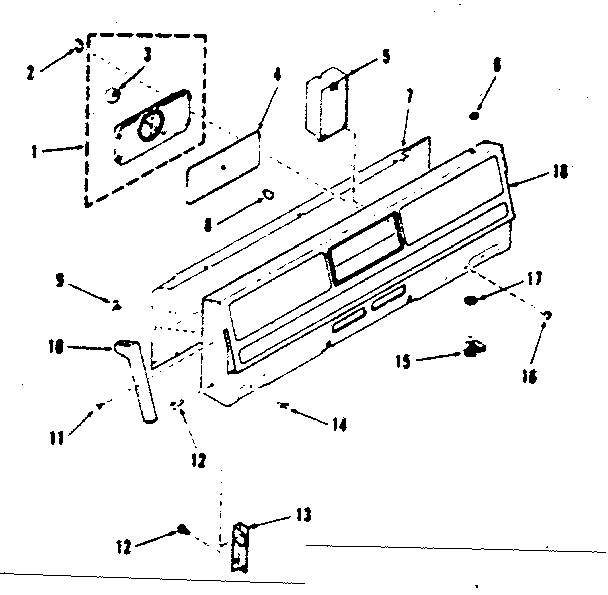 Backguard section