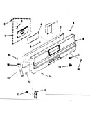 Backguard section