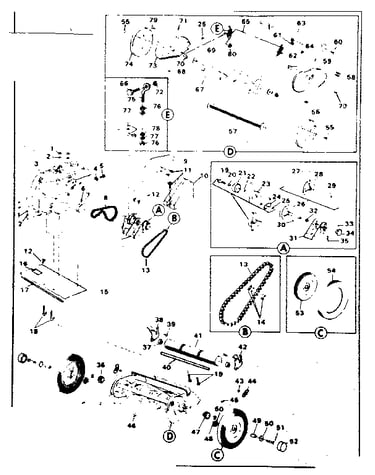 Unit repair parts