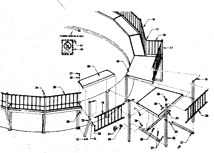 Picket fence assembly