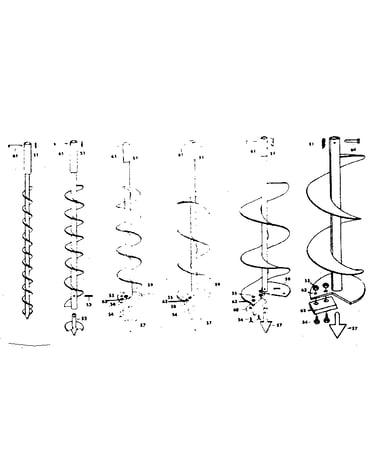 Two-person model earth augers