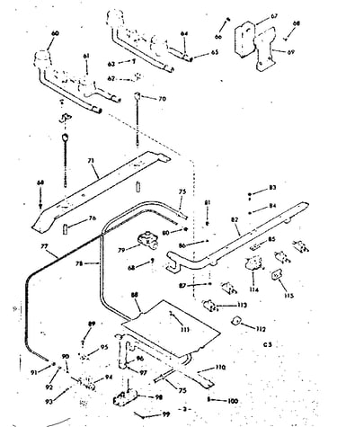 Burner section