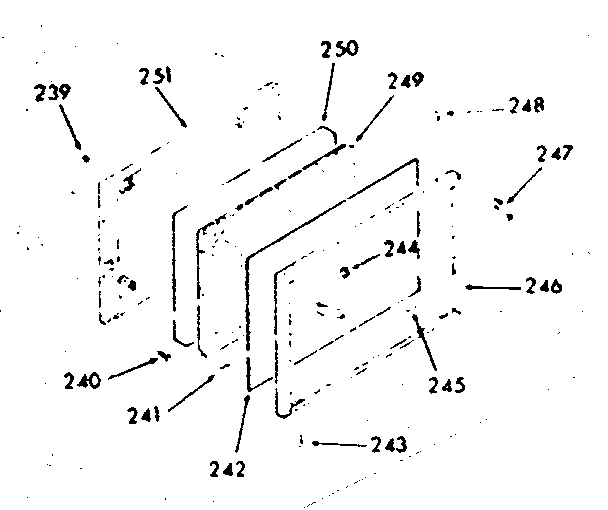 OVEN DOOR SECTION