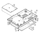 Sears 27258050 botom case assembly diagram