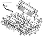 Sears 27258050 main p.c. board assembly diagram