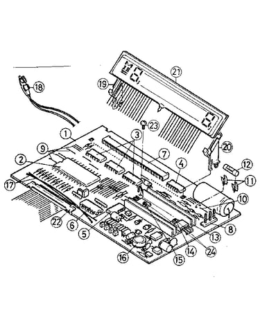 Main p.c. board assembly