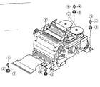 Sears 27258050 printer head assembly diagram
