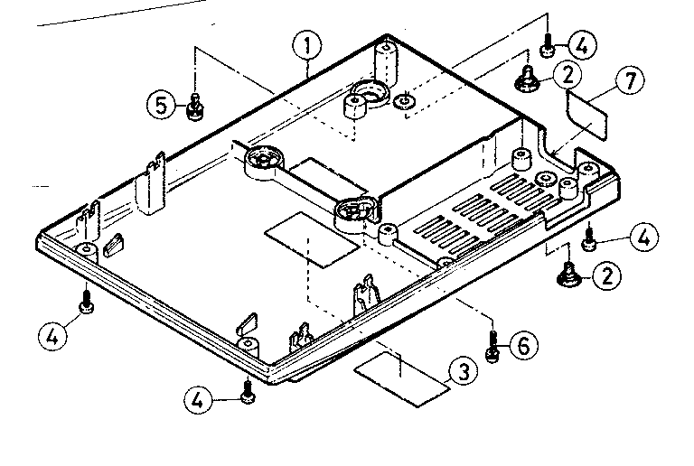 Bottom case assembly