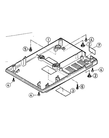 Bottom case assembly