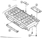 Sears 27258061 keyboard assembly diagram