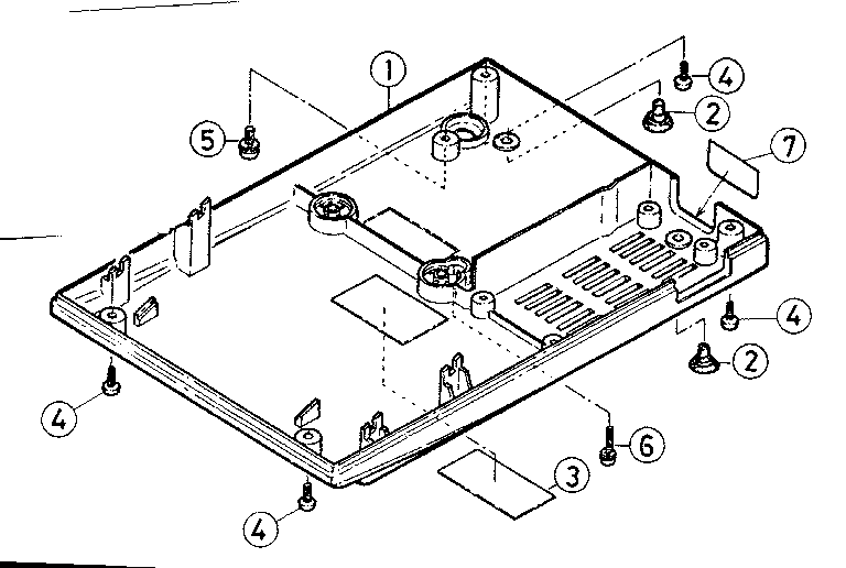 Bottom case assembly
